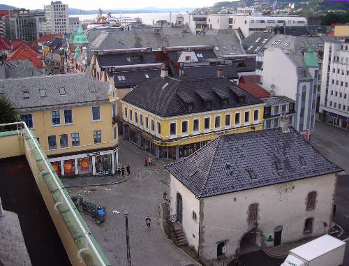 Bergen view from window