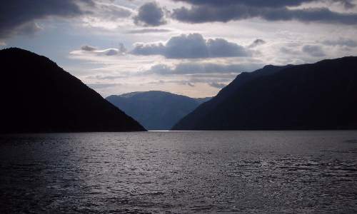 fjord view from ferry