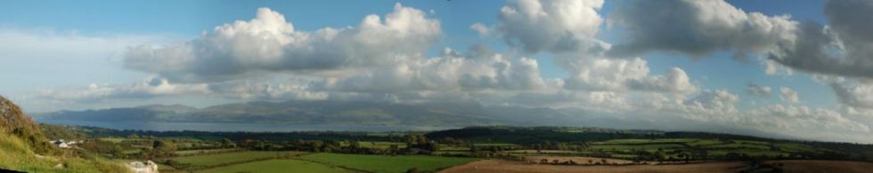 Panorama of the Snowdon range from Castle Rock