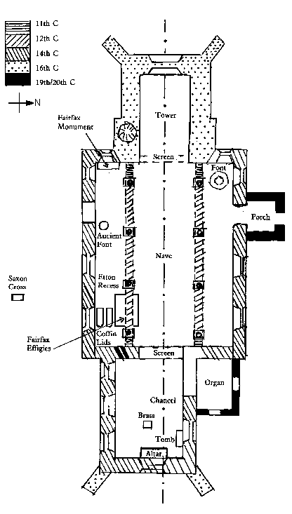 Floor plan of church (active image, goes to nave etc.)